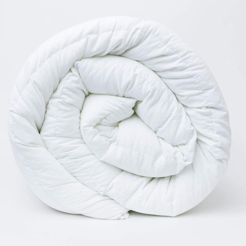 Blanca White Cotton Weighted Blanket in High-End 100% Cotton Fabric ...