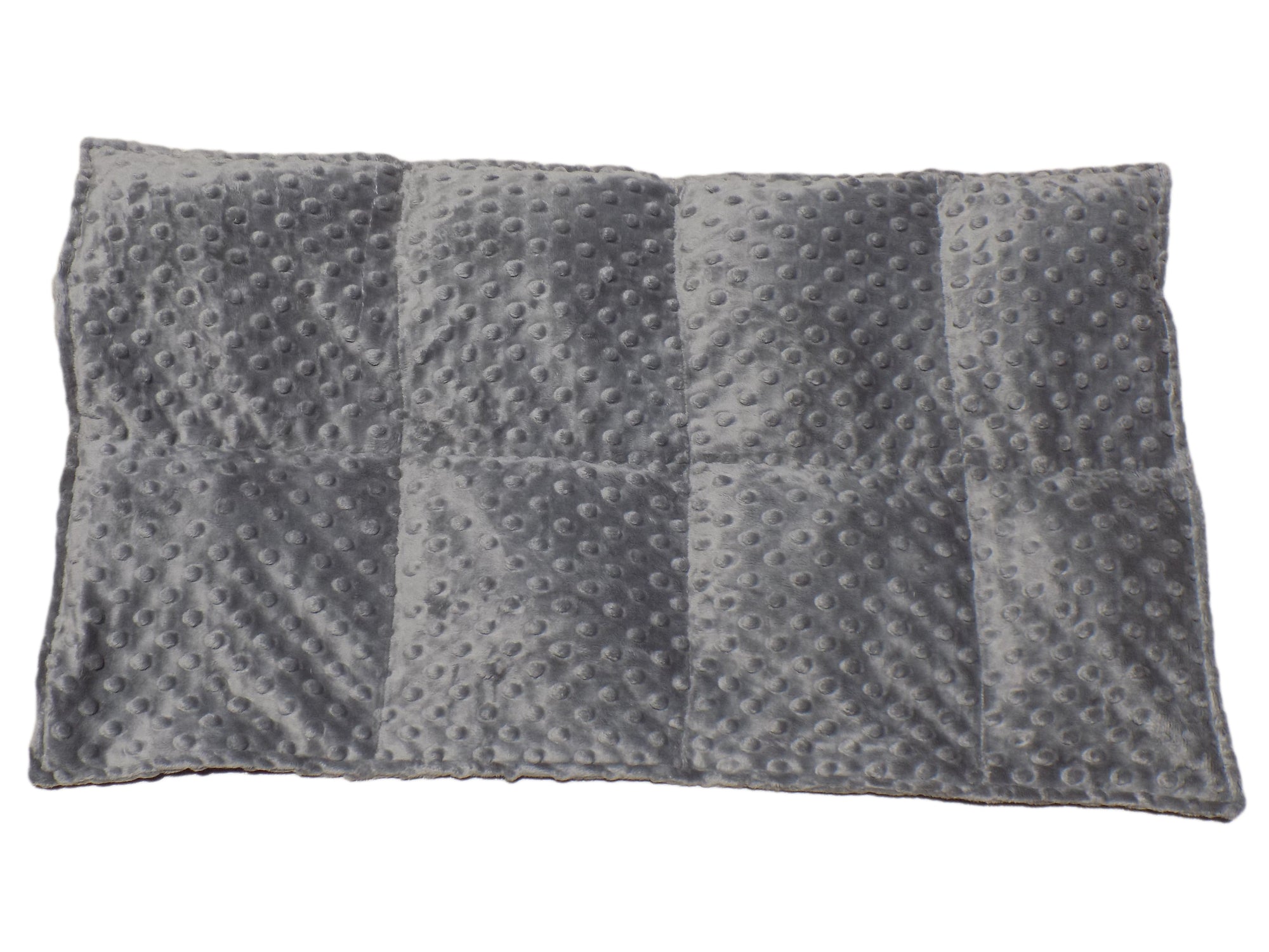 Mosaic Weighted Blankets Minky Weighted Lap Pad in Gray